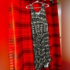 Black and white dress